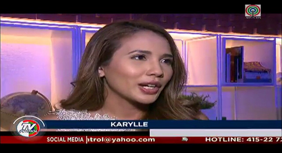 Spotted: KARYLLE on TV Patrol! Ganda oh!