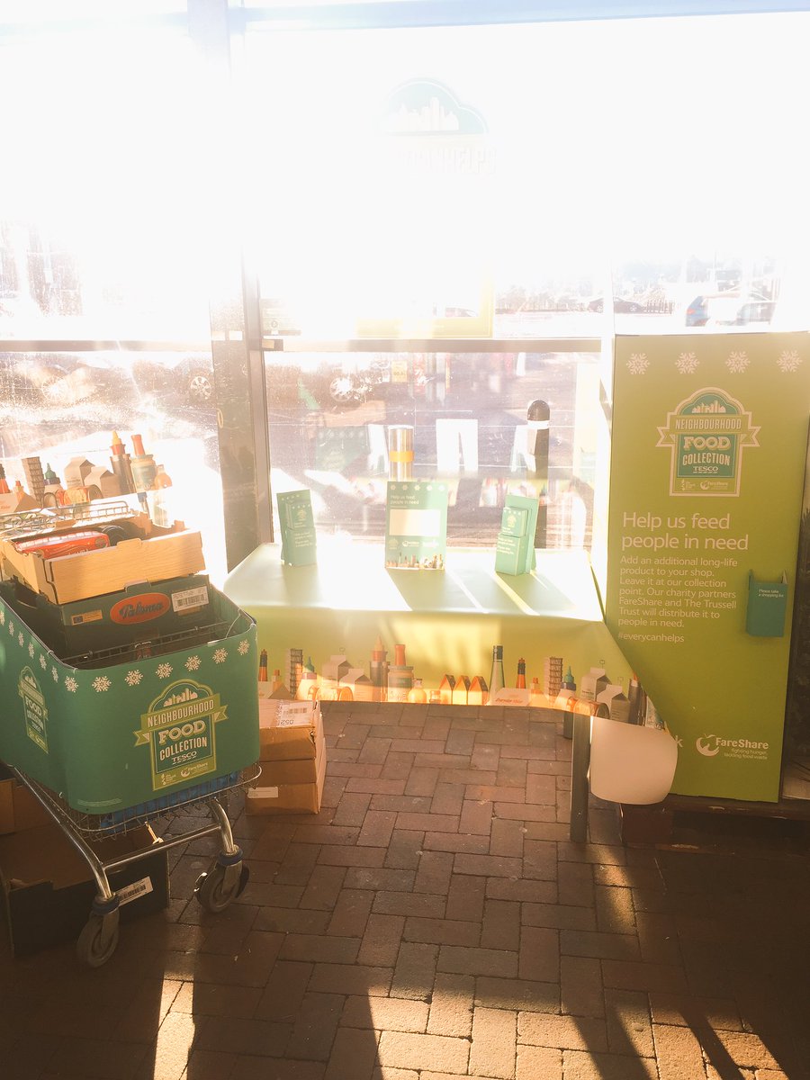 Come and donate to food bank over the weekend here at Tesco Maesteg #everycanhelps