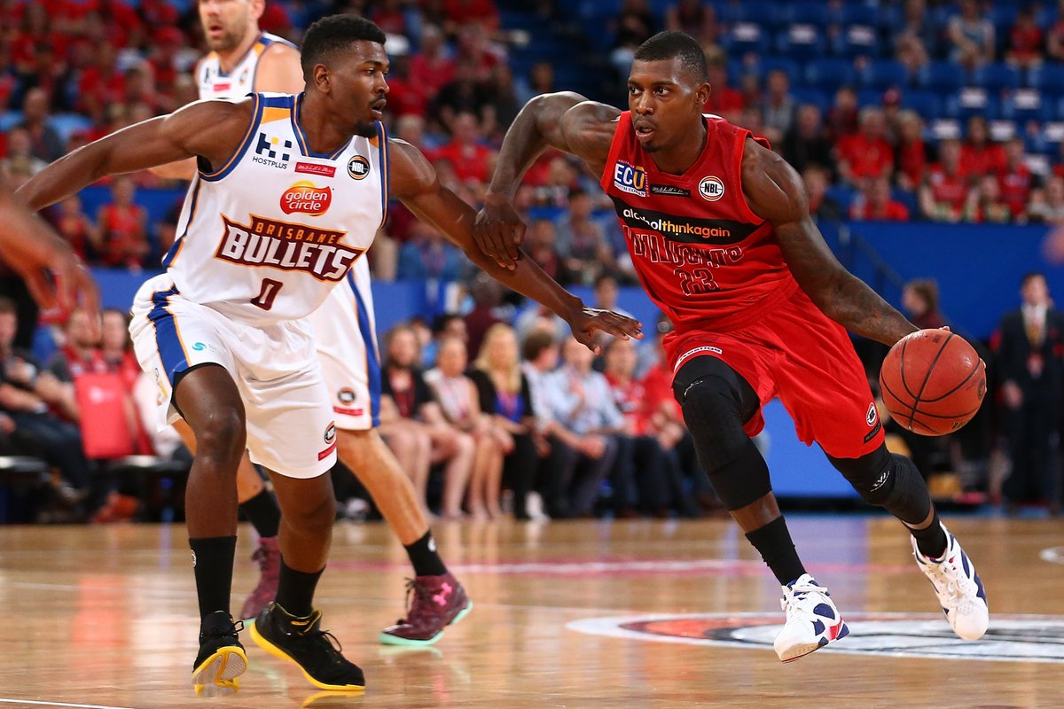 BrisbaneBullets's tweet photo. QUARTER-TIME: Bullets lead @PerthWildcats 28-11. @DollaBeal leads our scorers with 11 including 3/3 from downtown #BulletsvWildcats https://t.co/pSpfdmyKPe