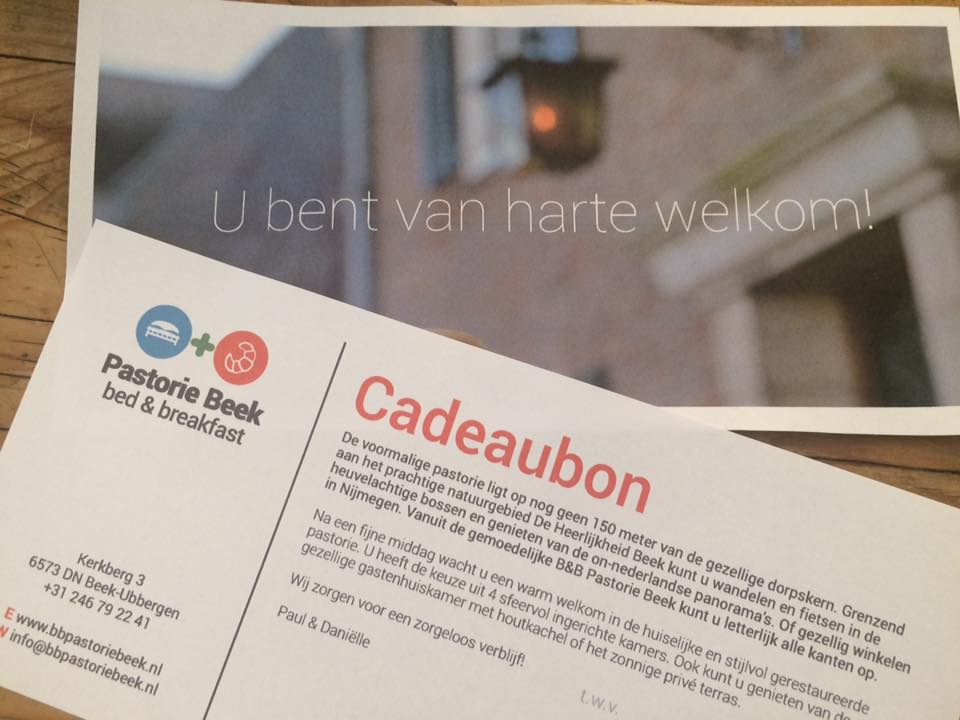 Originele #Kadotip voor #Sinterklaas? Geef een #overnachting in onze <a href="/BBpastoriebeek/">B&B PastorieBeek</a> !!