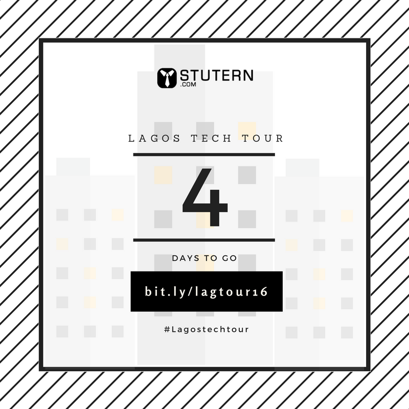 stutern's tweet photo. 4 more days guys!!! Registration is still OPEN! Click the link below to register.
https://t.co/7bpzuUO2qc 

#Lagostechtour
#Stutern https://t.co/Ox4BokLpHU