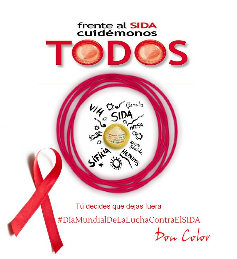 Don_Color's tweet photo. Información, prevención e Investigación #DiaMundialVIH2016 #PrevencionVIH #ConelVIHPodemos #Sida #AIDSDay https://t.co/mNmUsqxceN