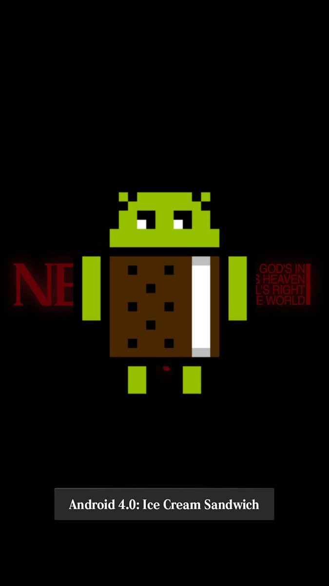 風神 Twitter પર スマホで Androidのバージョンを連打すると隠しゲームが出てくる バージョン古いからか変なスクリーンセーバーが出てきた W