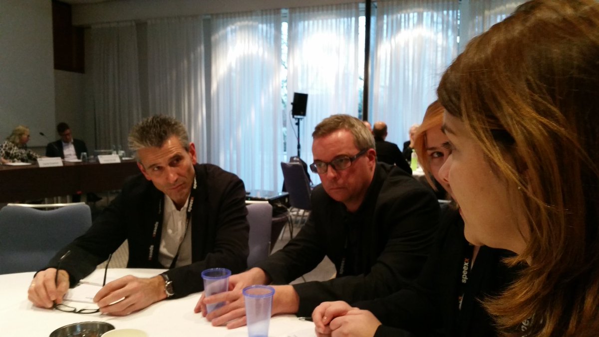 TrainingJournal's tweet photo. Sharing #success #stories in the #businesseduca steam of #oeb16 Partnering outside the org, not necessarily with L&amp;D people, use marketing https://t.co/SStLAidn5K