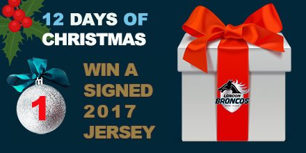On the first day of Christmas, the #Broncos gave to me, a signed 2017 jersey 🎁

Simply retweet for your chance to win! 🎄⛄️