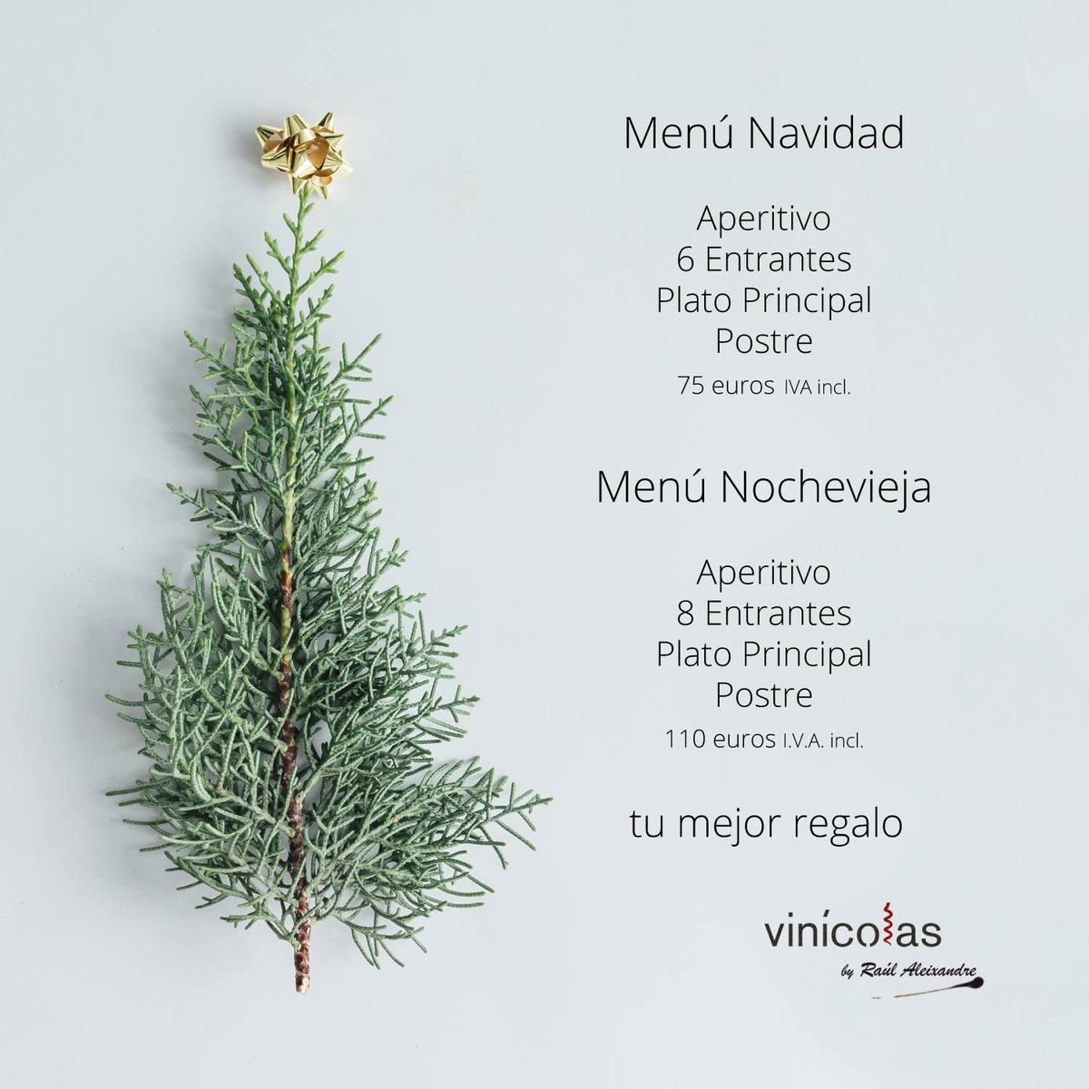 VinicolasVal's tweet photo. ¿Una Navidad espectacular?  ➡️ https://t.co/E8EqJvLr78 Días 25 y 31 de diciembre. Reserva ya en 961 10 22 44. Plazas limitadas. https://t.co/iCy4XMAcSF