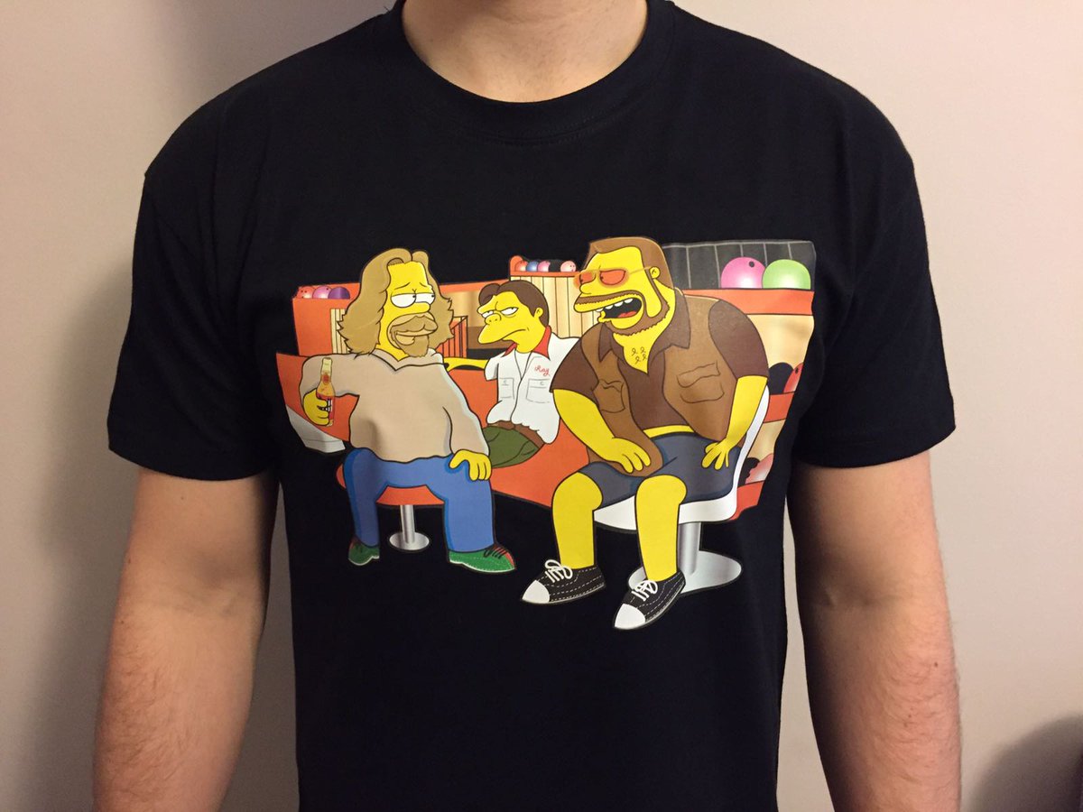 MH_Inkredible's tweet photo. Abides T-shirts #Happy1stOfDecember #thebiglebowski #TheSimpsons #thedude #christmasgifts https://t.co/zw8qNPXfqO https://t.co/EFxFxeLJCZ