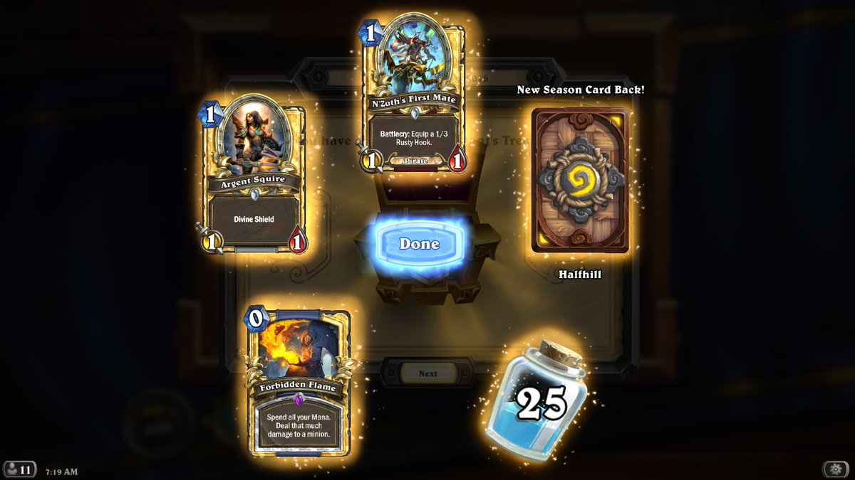 yellowdart3's tweet photo. This month's #Hearthstone #RankedRewards https://t.co/3LN1BnsotT