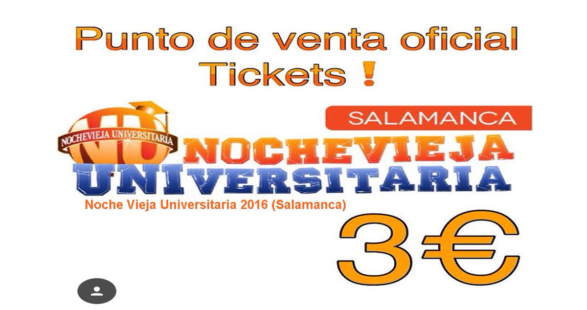 ⚠️⚠️Ultimos TICKETS a 3€!!⚠️⚠️
Consiguelos ya: 📲675048344 (whatsapp Mario).