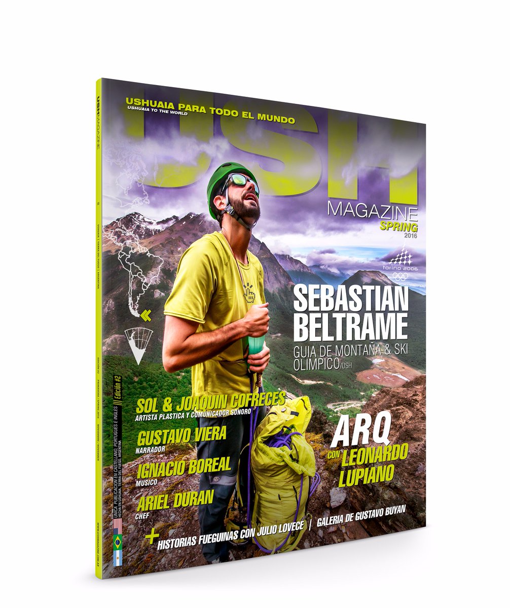 ushuaiamag's tweet photo. 3... 2... 1... USH Magazine Spring/Primavera! Soon/Pronto
@Turismo_Ushuaia @UshuaiaMuni #ushuaia #montanna #mountaing @SteepSkiing https://t.co/OTh4Ea9XOy