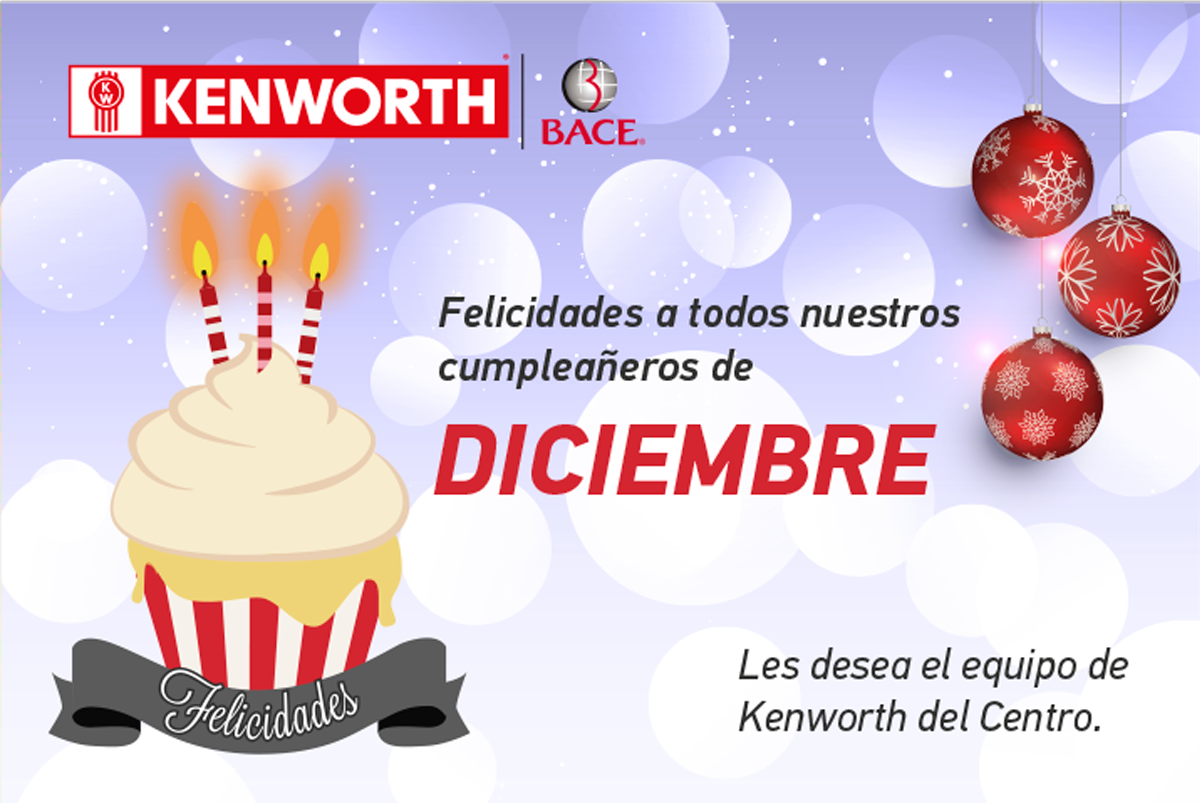 KWdelCentro's tweet photo. El equipo de Kenworth del Centro les desea un feliz día a todos nuestros seguidores que cumplen años en el mes de diciembre!. https://t.co/7tP9gd7ymo