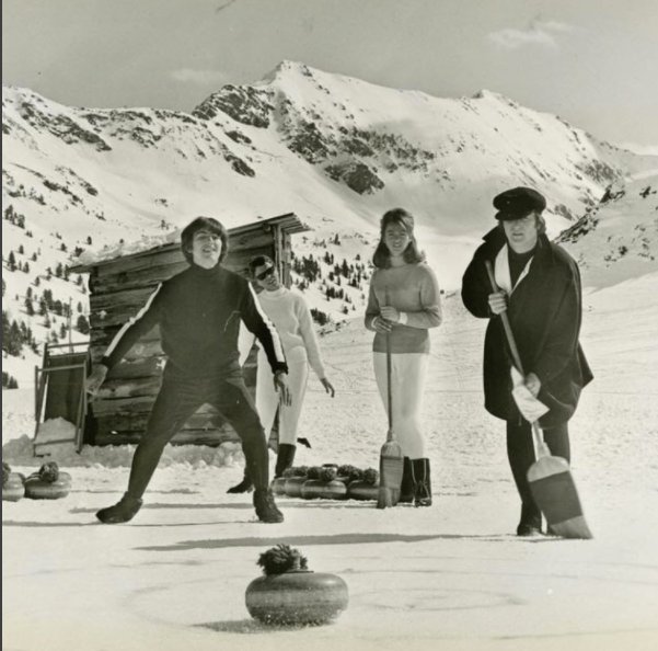 #TBT to 1965 when the actual Beatles did some curling.