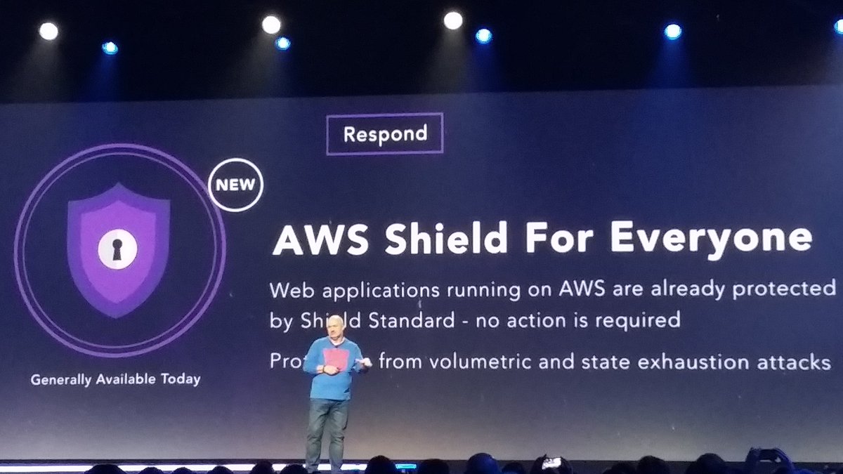 pgarbossa's tweet image. #AWSShield #reInvent2016 muy bueno!