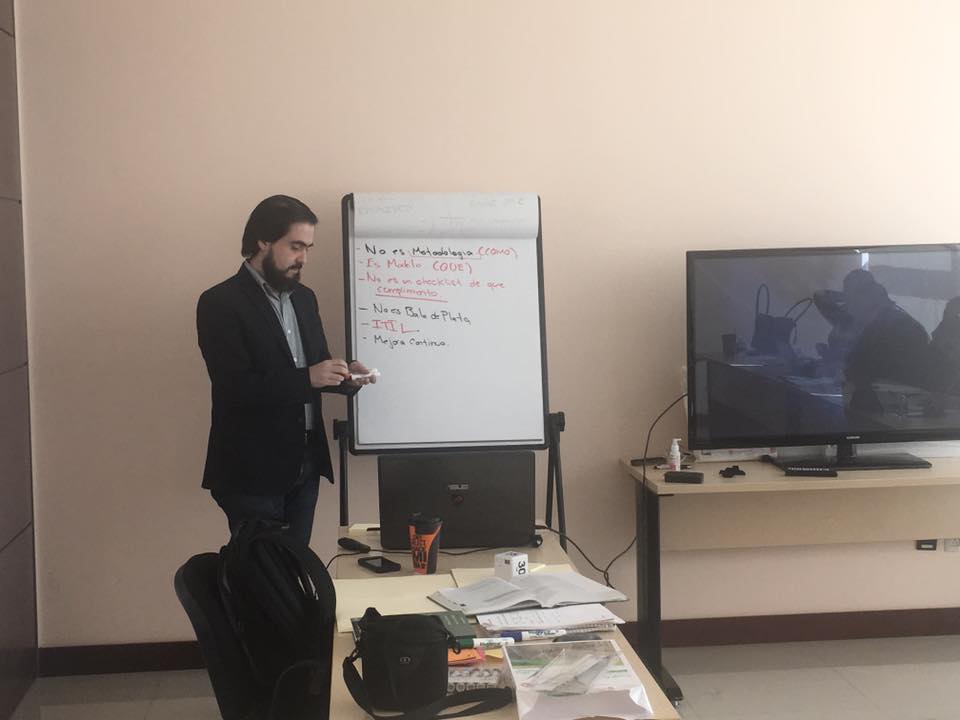 KernelTI's tweet image. #FelizJueves estamos en el curso "Introduction to #CMMI - #ServiceSupplement" con el Instructor especializado Jorge de Jesús Ruiz García.