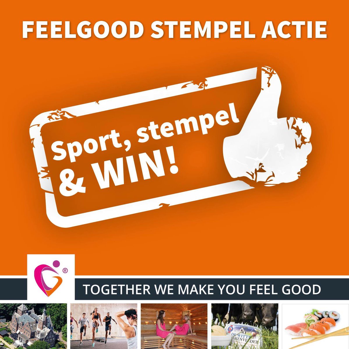 Stempelkaartactie voor leden met kans op leuke prijzen, bij #FeelGoodClubs in Nederland!