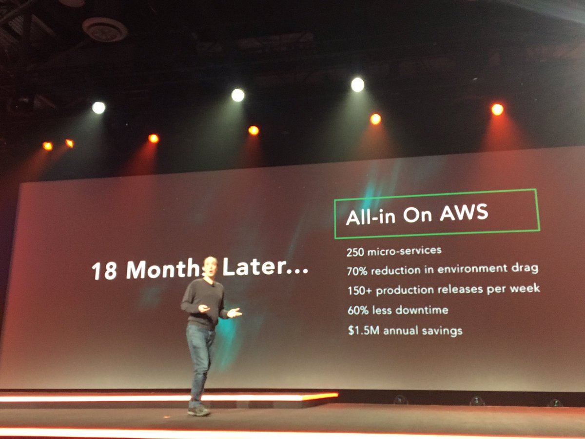 AWSEvents's tweet photo. .@thetrainline BusyBot is built with #serverless technologies, and they are now all-in on #AWS #reInvent https://t.co/fJbGBjJi7A