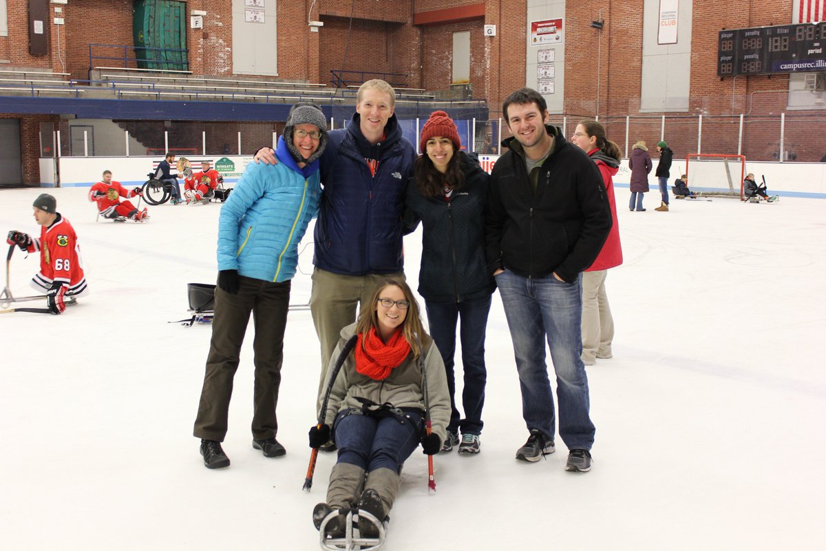 Check out Sled Hockey on Saturday, 12/10 at the Ice Arena! FREE admission &amp; try out equipment on ice after the game! bit.ly/2gPIR9f