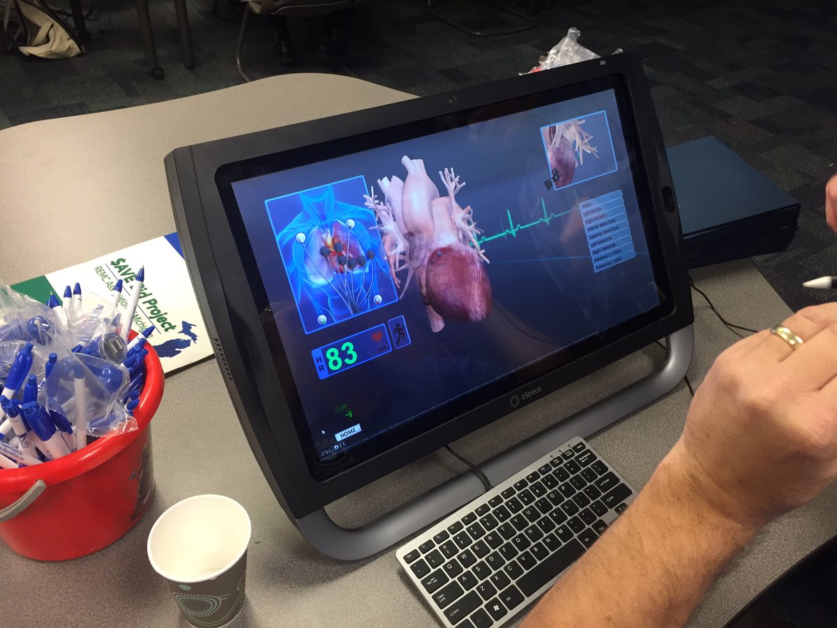 MrMarkLyons's tweet photo. Transforming and Accelerating STEM Education at REMC6. Taking VR to another level. #REMC6 #ZSpace @BAISD https://t.co/exhUjA5sRA