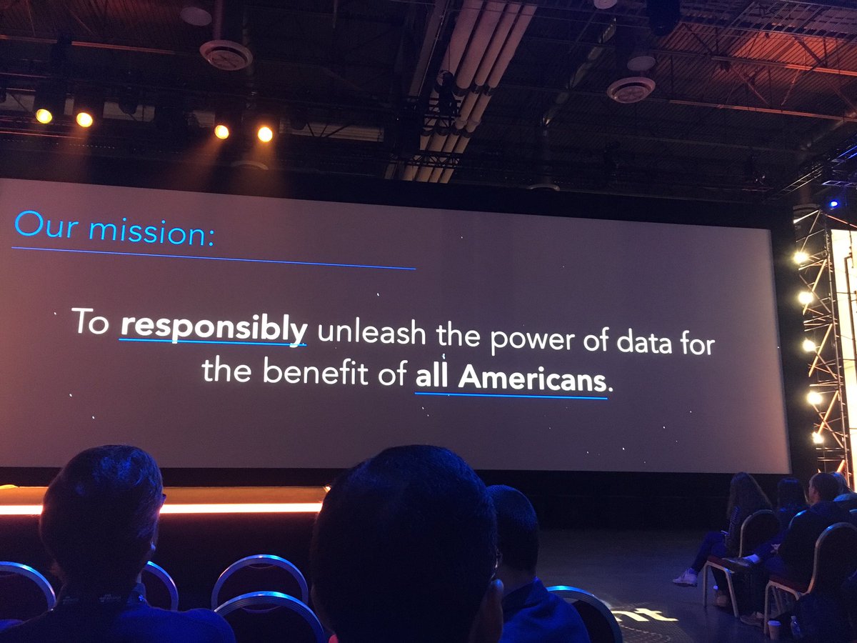 Listening to the Chief Data Scientist of the White House ... let's see what kind of staying power this Mission holds #awsreinvent