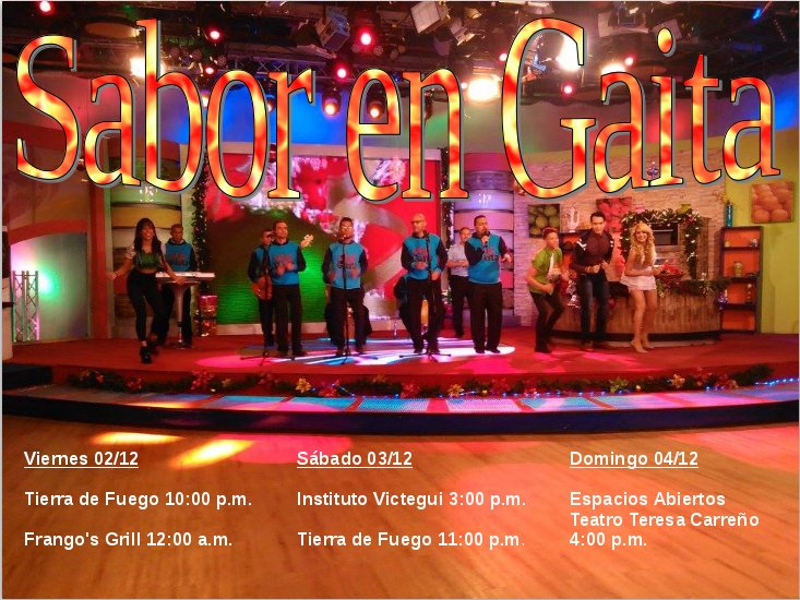 saborengaita's tweet photo. y Aqui nuestra #Agenda para este #Findesemana #Gaita #Rumba #EnVivo https://t.co/Rd4NtC538o