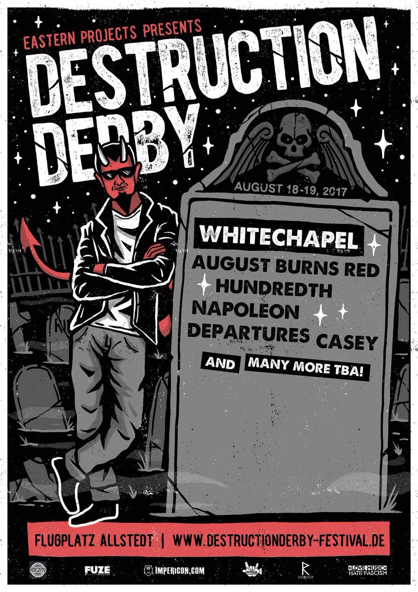 We're playing <a href="/DDerbyFest/">Destructionderbyfest</a> 2017