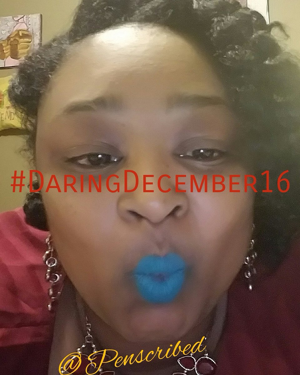 penscribed's tweet photo. #Turquoise #lipstick? I'll try that. #DaringDecember16 #Unpluckable https://t.co/0Ti2wUR74G