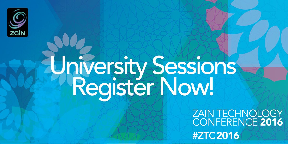 ZainJo's tweet photo. @Zain Group in Cooperation with ZainJordan are pleased to announce #ZTC University Sessions!
Register NOW: https://t.co/iQfl3HA91q https://t.co/OMo8d0M8MR