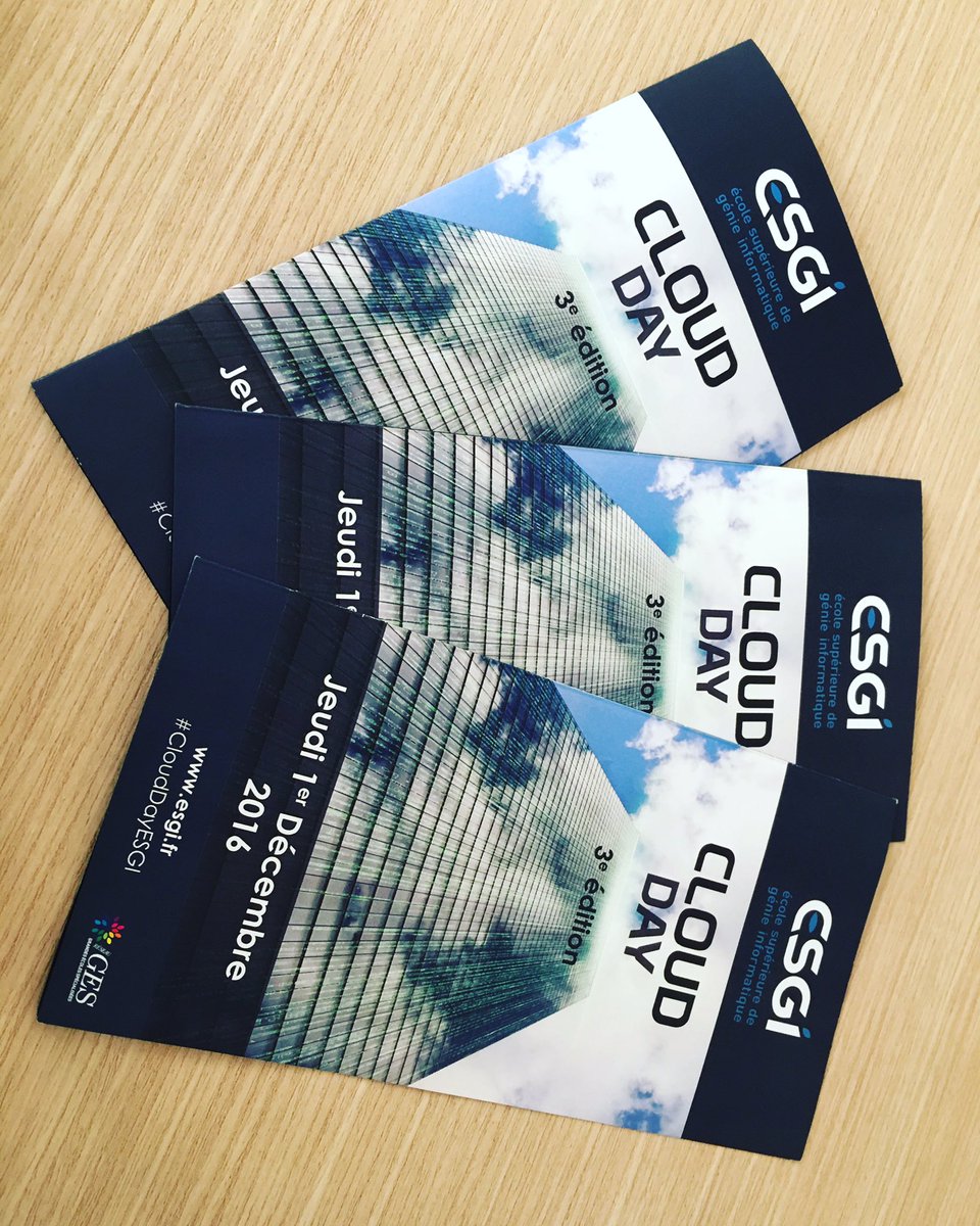 ESGI's tweet image. Retrouvez-nous sur le campus ESGI !#CloudDayESGI #esgi #genieinformartique #paris #reseauges  #web #développement #décembre2016