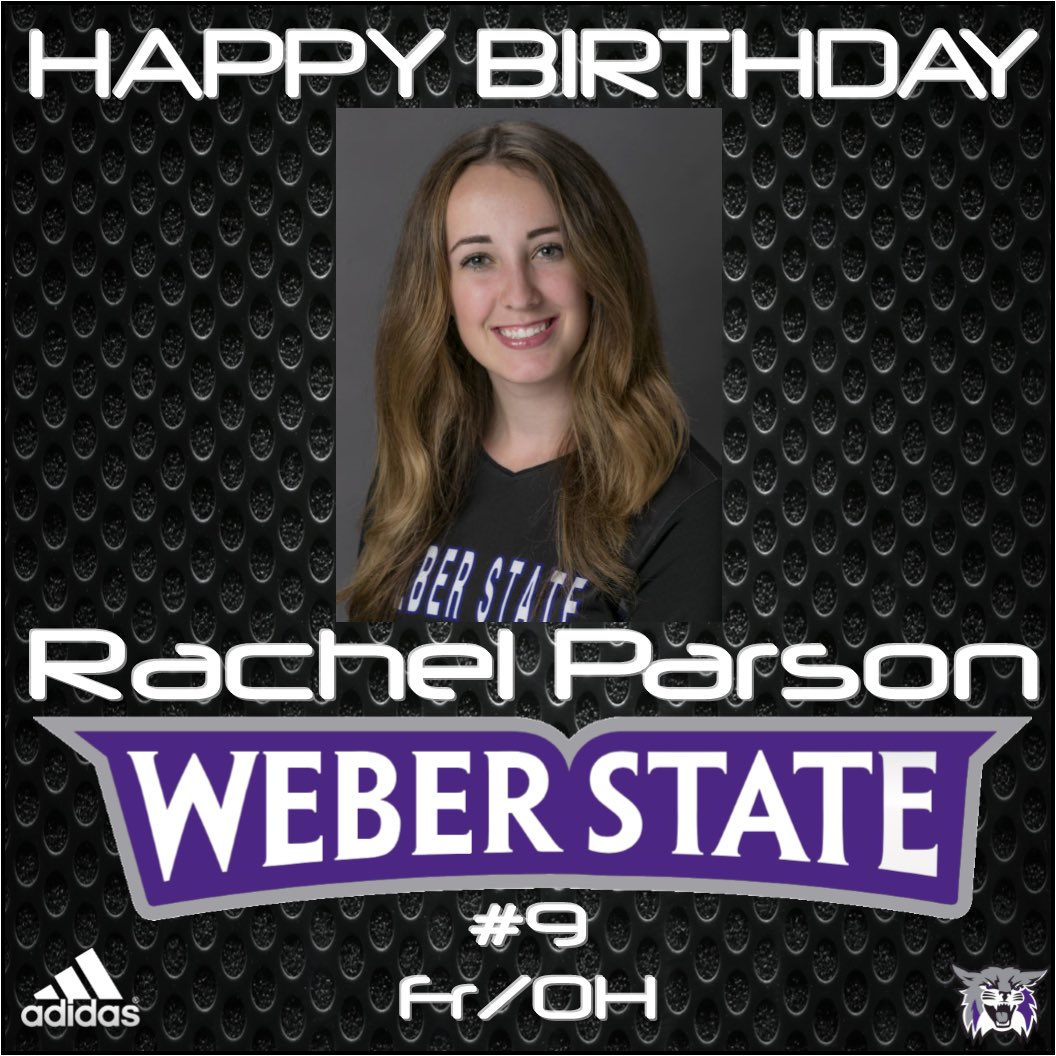 weberstatevb's tweet photo. Happy Birthday to Freshman OH Rachel Parson!! @rachparson 💜💜 https://t.co/TncrHDfNIZ
