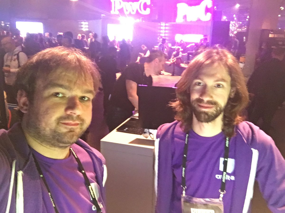 craft_ai's tweet photo. Our two smiling team members are waiting for you on @SamsungIoT booth! They have plenty of things to tell about #AI #ARTIKCloud #slush16 https://t.co/MpGVmMUhcq