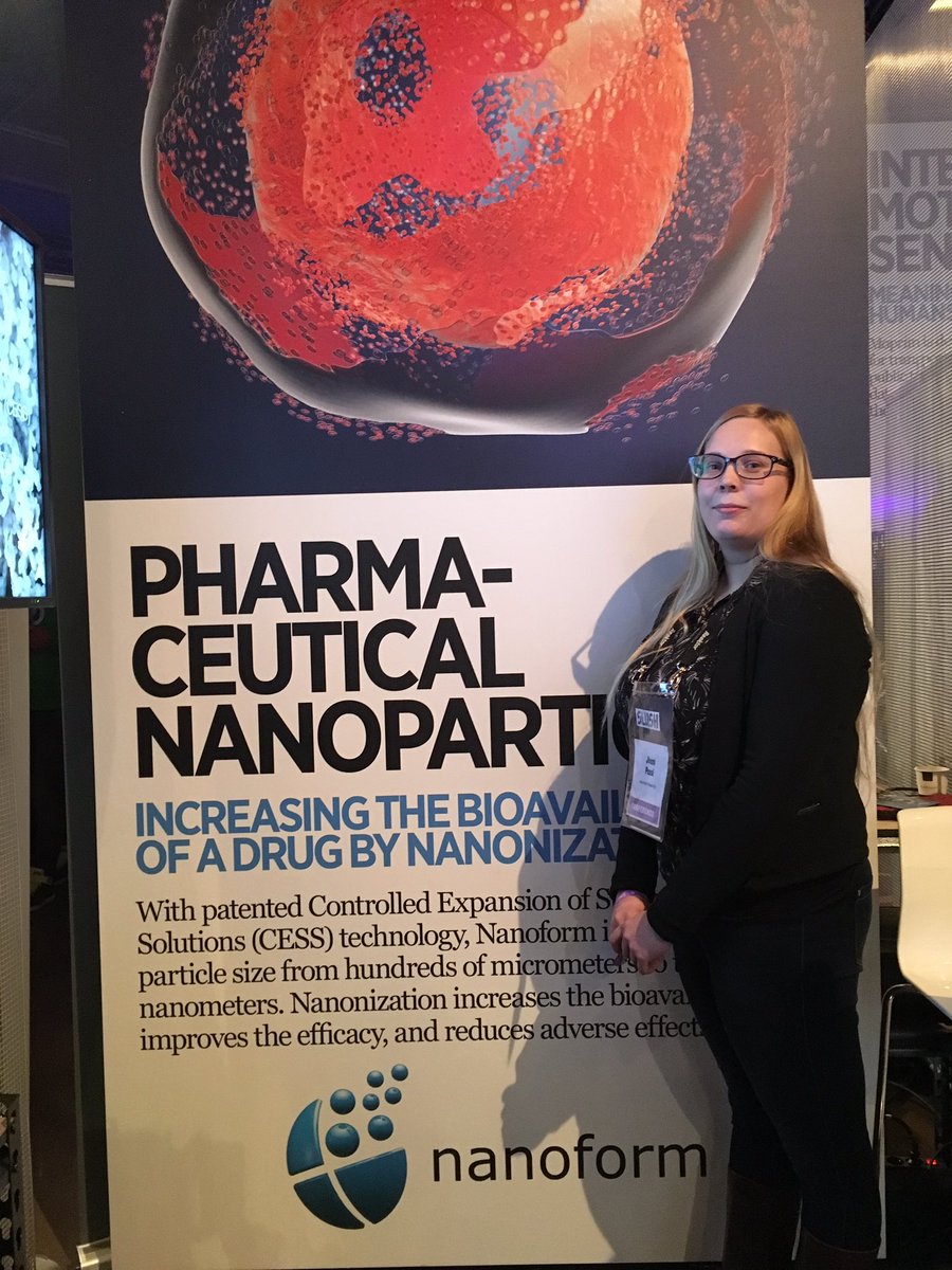 helsinkiuni's tweet photo. Nanoform is a @helsinkiuni #spin-off that makes #medicine work better through #nanonization of drugparticles #slushscience16 @SlushHQ https://t.co/lfOrjQddfx