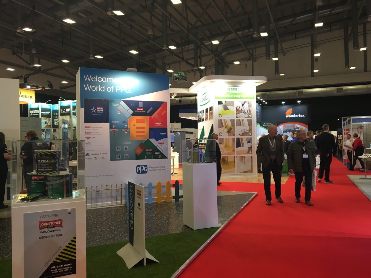 DistinctCommDec's tweet photo. We had a great day visiting  #PDShow2016 yesterday @PDShow1 #painting #decorating https://t.co/fDHdaPL4Pe