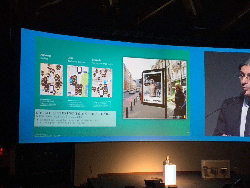 jojopic's tweet photo. Use of social media conversations to scope the ooh core message street by st #stimacongress @albertasseraf #jcdecaux https://t.co/dLtVGTTkOi