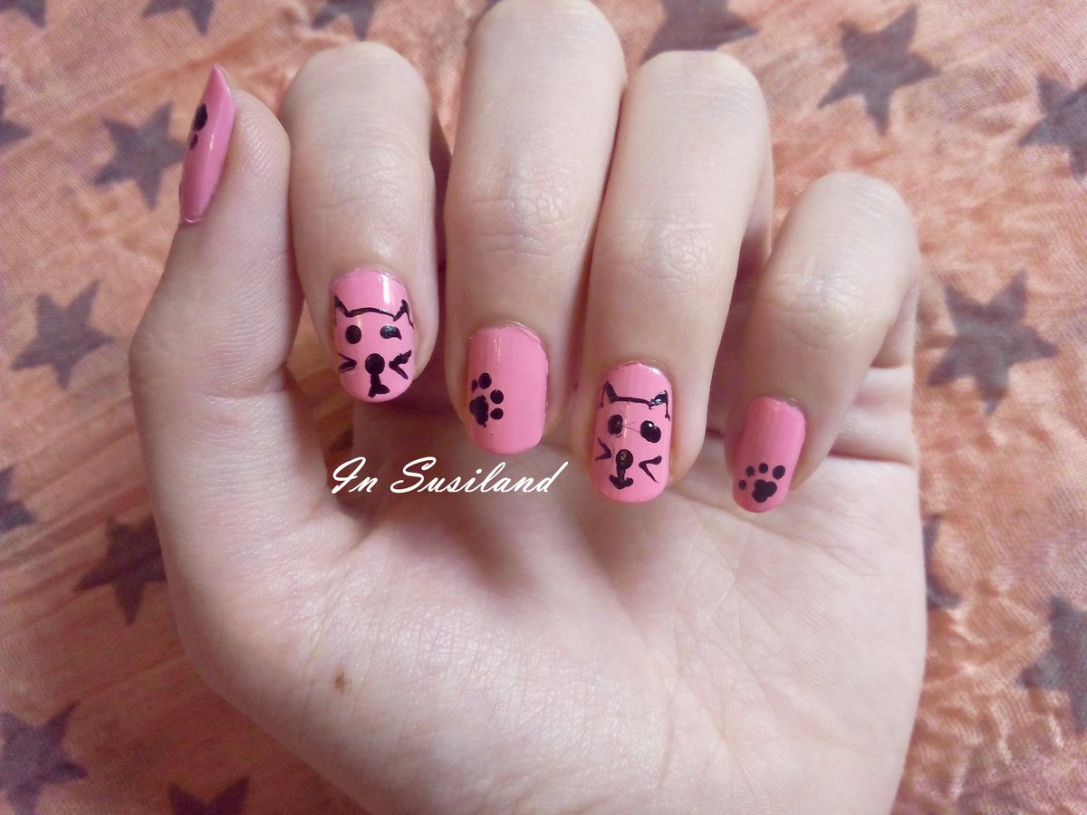 InSusiland's tweet image. Uñas gatunas para empezar #Diciembre en tono rosa pastel #vivalosgatos #gatorosa #insusiland insusiland.blogspot.com.es/2016/11/gato-r…