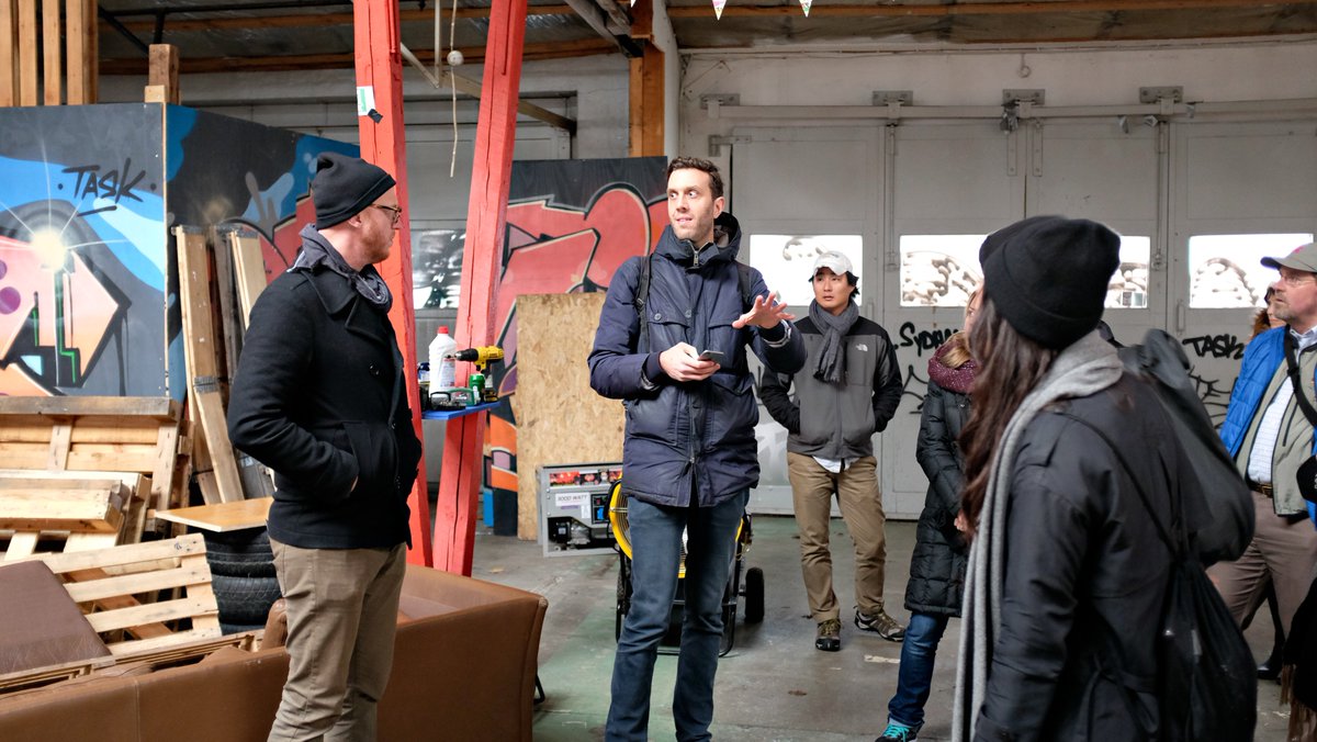 GivRum's <a href="/jesplet/">Jesper KoefoedMelson</a> is converting vacant commercial space for creatives, community at Sydhavnsgade <a href="/TheBetterBlock/">The Better Block</a> #CPHstudytour #KnightCities