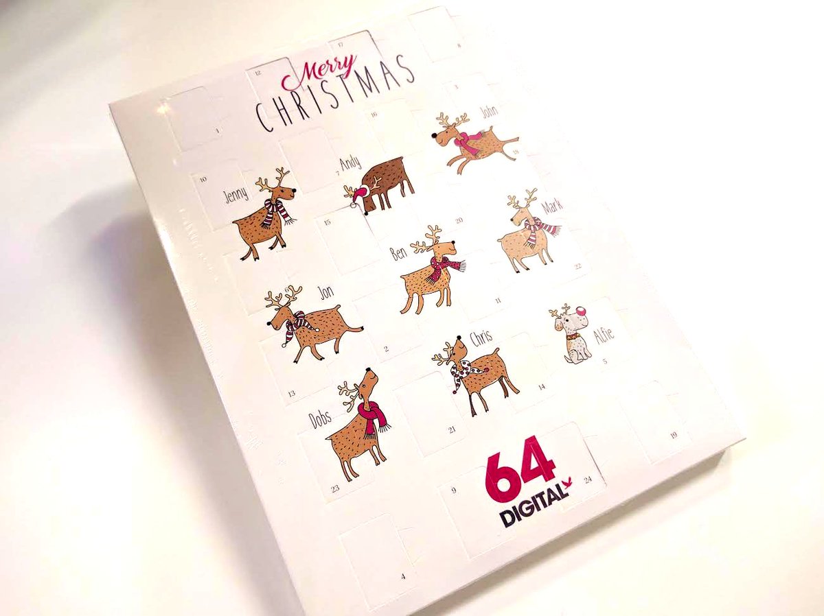 64Digital's tweet image. A little thank you to our lovely clients for making 2016 a great year for us.