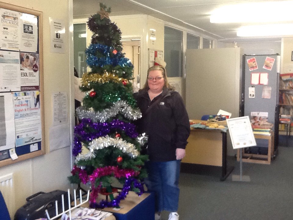 #Thanks to #Broadgreen Community Centre Volunteer Hayley who put up our Christmas tree today. Pop in for a visit Monday to Friday 10am-2pm