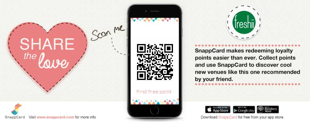 SnappCardKWT's tweet photo. Wow! I'm loving Freshii ! Use SnappCard to get awesome rewards here and other great venues! Download SnappCard here https://t.co/VYdpcbeHth https://t.co/5PnnSPN1hx