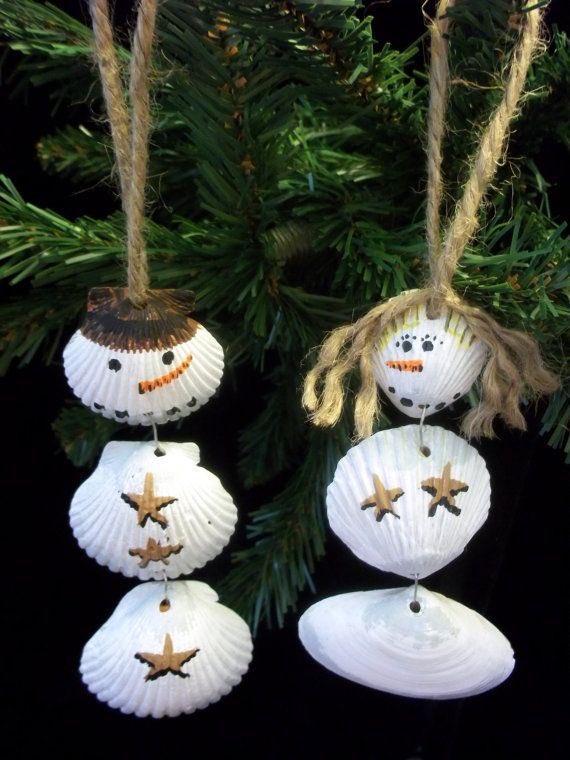 SheSells2016's tweet photo. Make cute she'll ornaments like these for your friends and family! #ChristmasCrafts #Christmas #Ornaments #Etsy #ShellCrafts #SeashellCrafts https://t.co/zF4hY3OFIz