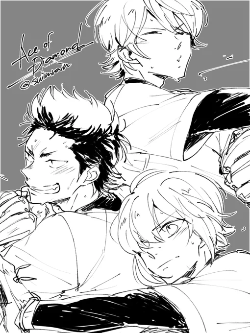 継ぐ者 #ダイヤのA版深夜の真剣お絵描き60分一本勝負 @diaace_1draw2 