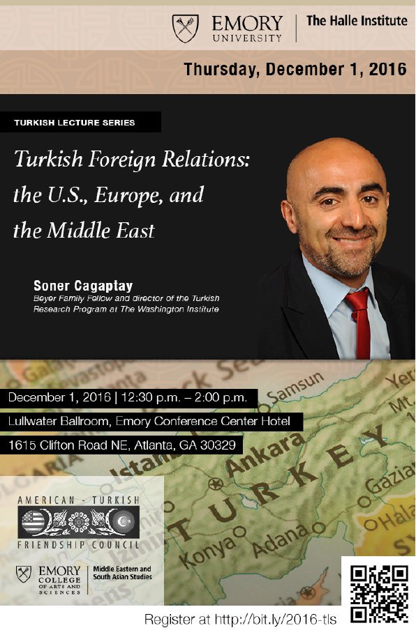 I'm excited to speak at Emory University today at 12:30 p.m. EST in the Lullwater Ballroom. See additional details in the flyer attached.
