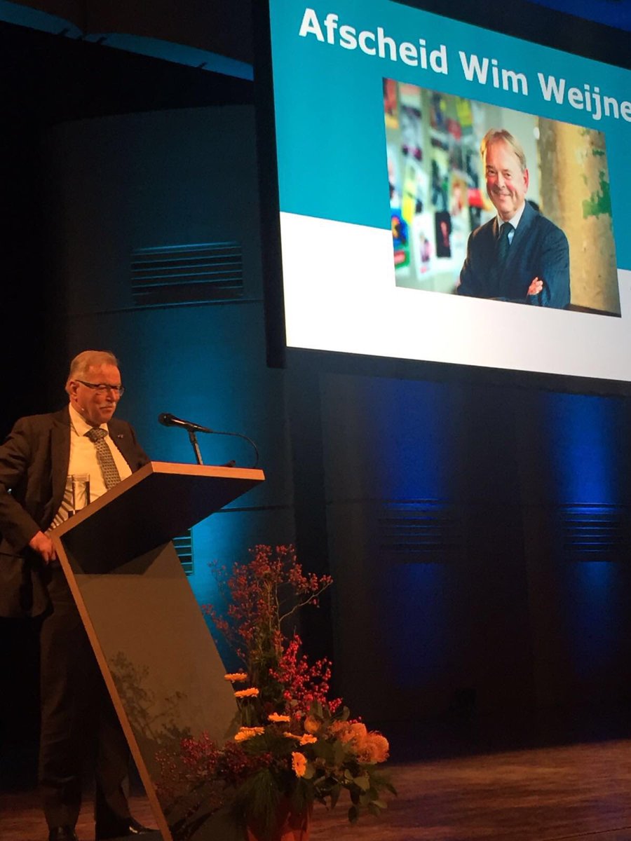 Afscheid Wim Weijnen. Eerst de speech van Voorzitter Jan Zuidam. Dank aan Wim