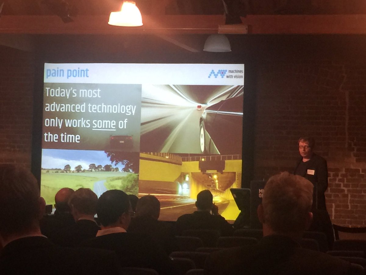 GCVenturing's tweet photo. Here's the biggest challenge for autonomous systems at present, explains @anthonyashbrook of @mwithv. Solution is to get more data. #GCVAuto https://t.co/KzmjymViHx