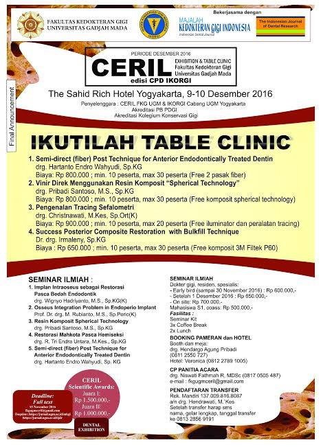 CendrawasihAF's tweet photo. Ikuti  HO tanpa menjadi peserta CERIL jumat 9 des'16:Pengenalan  Cefalometri  &amp;ucces Posterior Composite Restoration  using  Bulkfill-1x https://t.co/h4DKmc5EeT