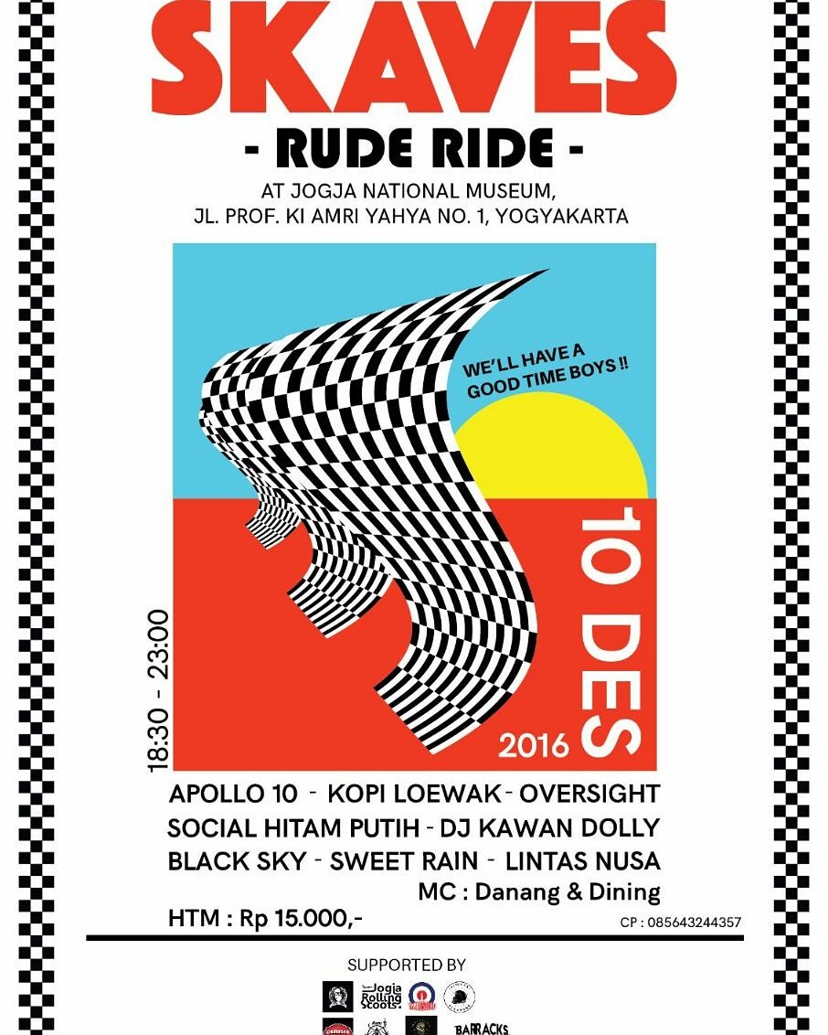 Go Go Support Ska YK, 10 dec 2016 at JNM YK, Htm:15k... Gayengkan!