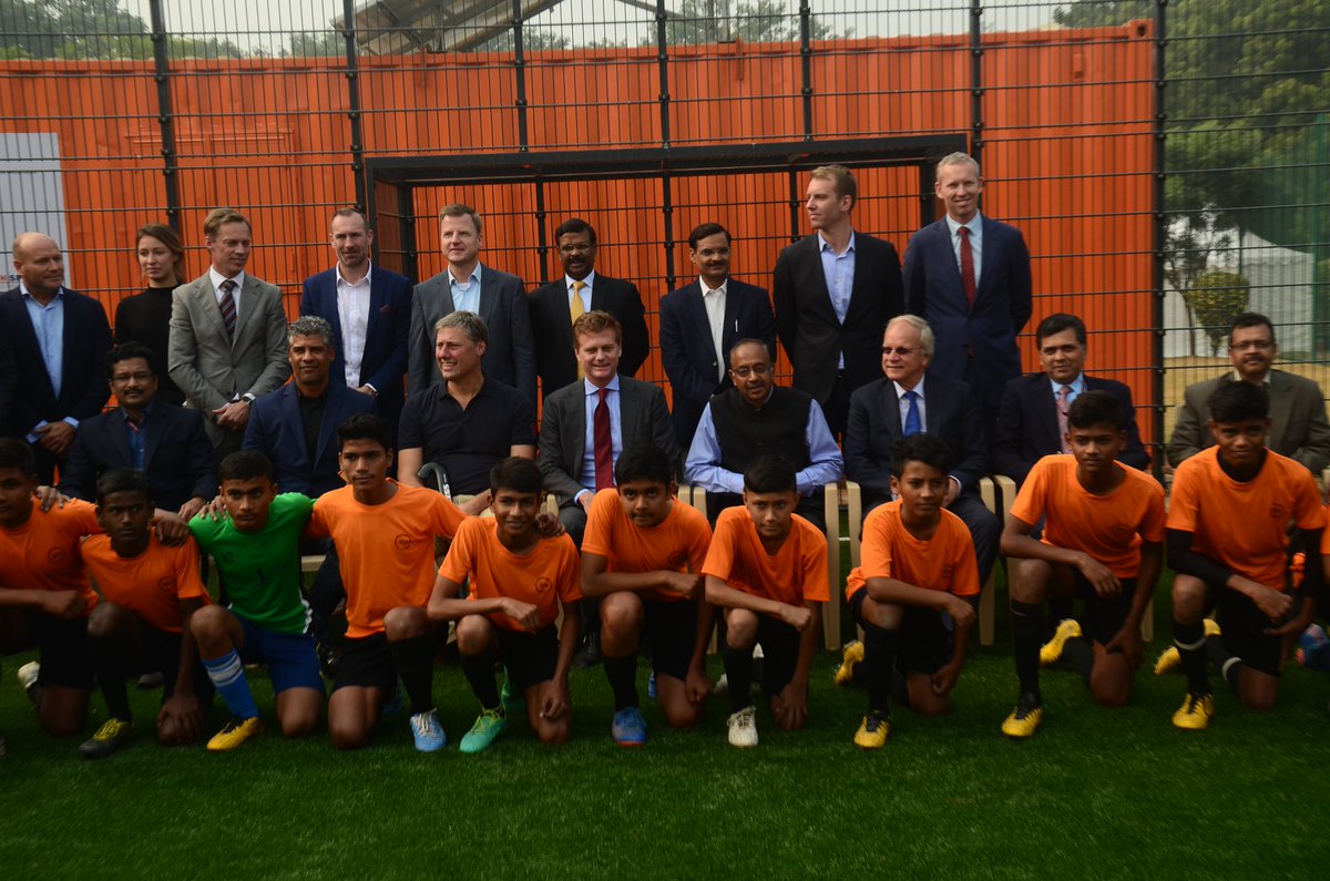 Media_SAI's tweet image. The colourfield concept inaugurated in presence of Ambassador, Kingdom of Netherlands, Secretary (Sports) &amp;amp; other officials (2/3)