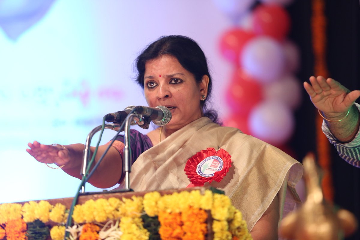 To fight AIDS support is paramount. #TelanganaGovernment understands this best &amp;showed it's support in spreading awareness in #TelanganaSACS