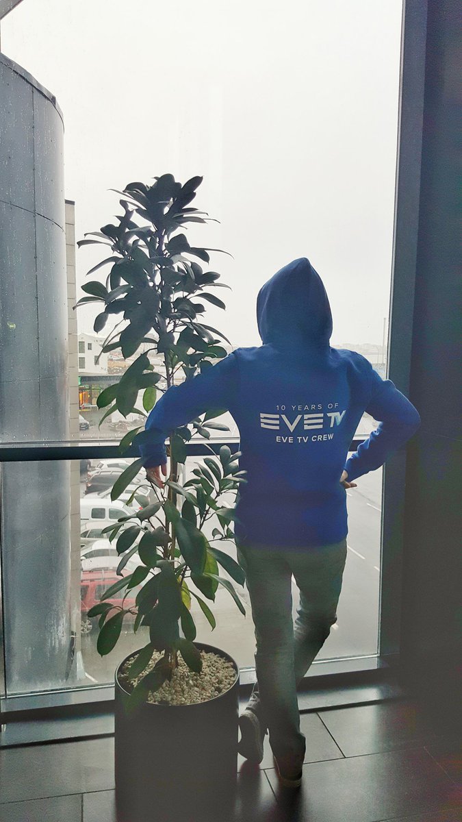 Me and CCP Plant! Celebrating 10 years of EVE TV :3 #eveonline #tweetfleet