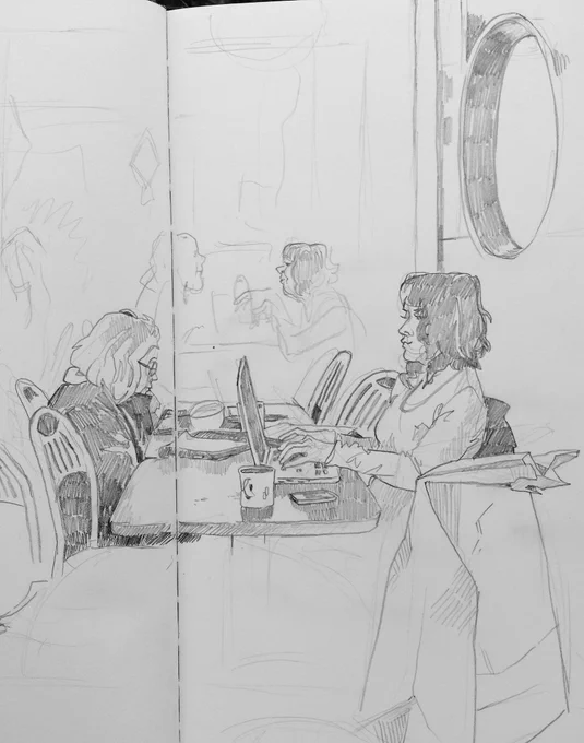 Cafe drawin 