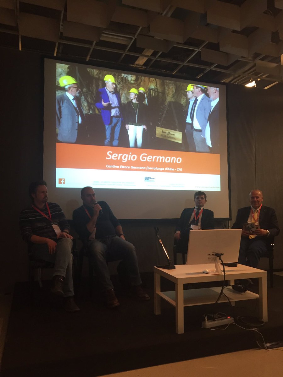 CavesPiemonte's tweet photo. È il momento di Sergio Germano che affina il metodo classico in grotta! #bto2016 #cavespiemonte #foodtourism https://t.co/0tgg9WRXFD